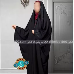 عبا جده یاسمین (پرنسسی) کار شده با نگین اتریشی سایز 160 و  165