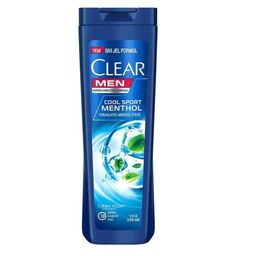 شامپو کلیر مردانه ضد شوره حاوی عصاره نعنا کلییر 350 میل CLEAR COOL SPORT MENTHOL