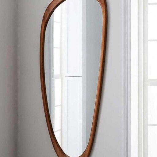 آینه قدی چوبی مدل سیمرغ ابعاد 120 در 40