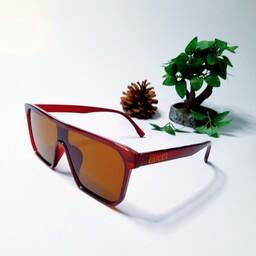 عینک آفتابی برند گوچی ، عدسی استاندارد uv400 ، طرح چوب