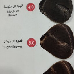 رنگ موی دنی وان قهوه ای روشن شماره پنج همراه اکسیدان