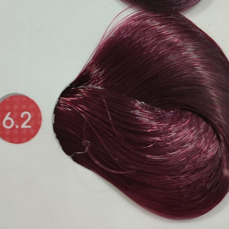 رنگ موی دنی وان شرابی روشن یا یاقوتی  شماره6.2 به همراه اکسیدان