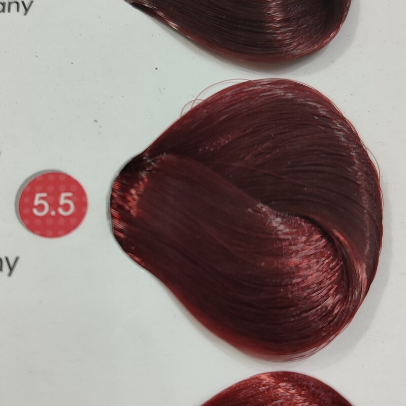 رنگ موی دنی وان شرابی ماهگونی روشن متوسط شماره5.5 به همراه اکسیدان