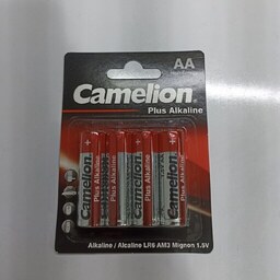 باتری  قلمی 4 عددی camelion مدل plus Alkaline پک 12تایی 