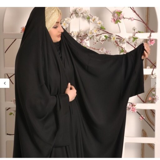 چادر مشکی مدل یاسمن پرنسس کرپ حریر الاسود ایرانی کارخانه حجاب قابل مرجوع مات  