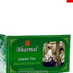چای بارمال سبز تی بگ 25تایی Bharmal TeaBag

