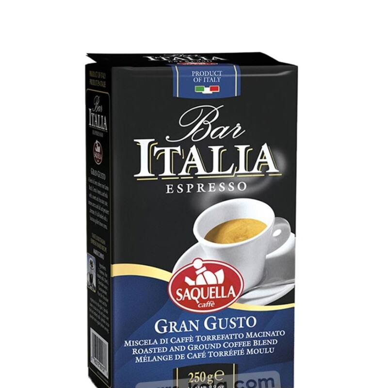 قهوه ایتالیا اسپرسو 250 گرم پاکت گرن کاستو Italia

