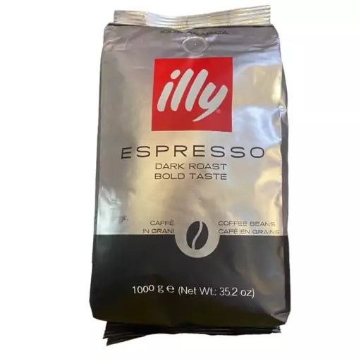 دان قهوه ایلی 1 کیلوگرمی مشکی اسپرسو illy

