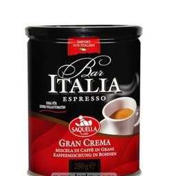 قهوه اسپرسو آسیاب شده ایتالیا Italia مدل GRAN CREMA قوطی 250 گرم

