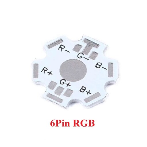 PCB و هیت سینک آلومینیومی پاور ال ای دی LED RGB