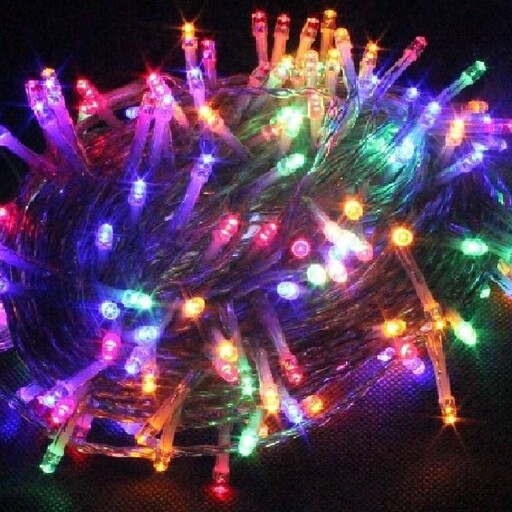 ریسه سوزنی مولتی 10 متری LED هفت رنگ تزئینی ریموت دار 8 حالته

