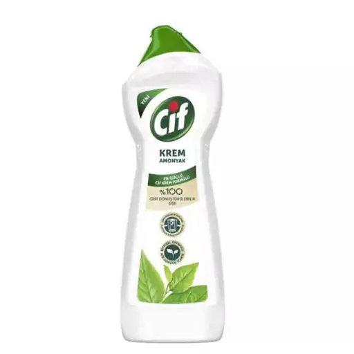 کرم پاک کننده خارجی سیف اصلی Cif Power And Shine Ammonia چند منظوره 500 میل
محصول ترکیه 
