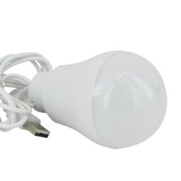 لامپ ال ای دی 7وات یو اس بی usb  همراه با کابل با ضمانت تعویض(چراغ اظطراری،لامپ اظطراری USB،چراغ usb،لامپ usb) 