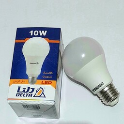 لامپ 10 وات برند دلتا با کیفیت و پر نور و گارانتی یکساله  