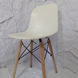 صندلی غذاخوری ایفلی مدل فایبرگلاس نشکن با پایه چوبی ارسال با باربری پس کرایه