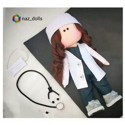 عروسک پزشک .عروسک روسی دکتر .عروسک دکتر 