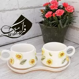 ماگ برجسته پاییزی جفت 