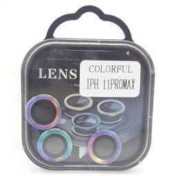 محافظ لنز دوربین فلزی رینگی آیفون11پرومکس هفت رنگ