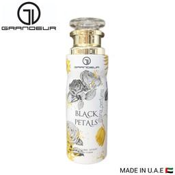 اسپری زنانه گرنجور اماراتی مدل BLACK PETALS حجم 200 میل
Grandeur Perfume body Spray