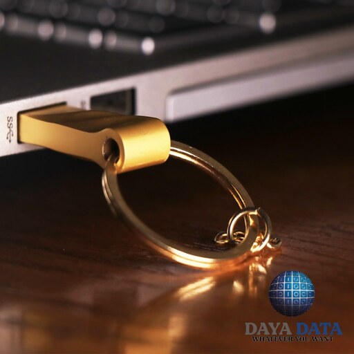 فلش مموری فانتزی دایا دیتا طر ح هاله مدل ME1003-3 ظرفیت 32GB -USB2 رنگ طلایی