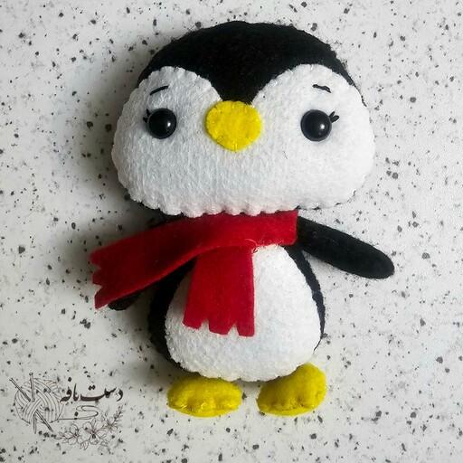 عروسک نمدی  طرح پنگوئن 