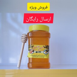 عسل طبیعی گون و گز(مستقیم از زنبوردار بدون واسطه)با یه هدیه قاشق چوبی عسل خوری