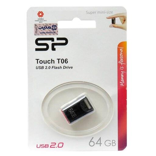 فلش مموری سیلیکون پاور مدل تی 06 با ظرفیت 64 گیگابایت ا Touch T06 USB 2.0 Flash 