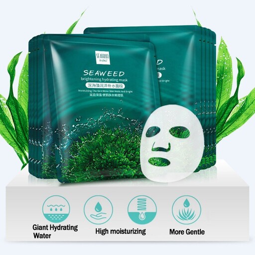 ماسک ورقه ای جلبک دریایی سنانا
Senana Seaweed brightening hydrating mask