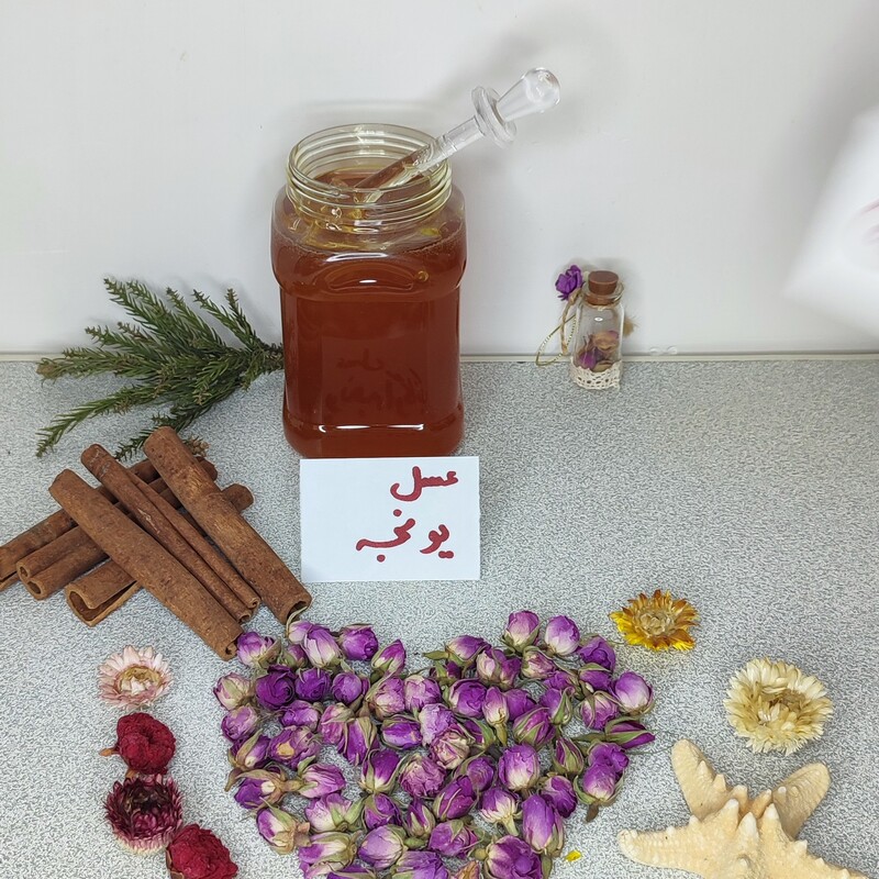 عسل طبیعی یونجه سرشار از ویتامینها و موادمعدنی عسل یونجه عسل مقوی عسل با کیفیت عسل خالص(یک کیلوئی)