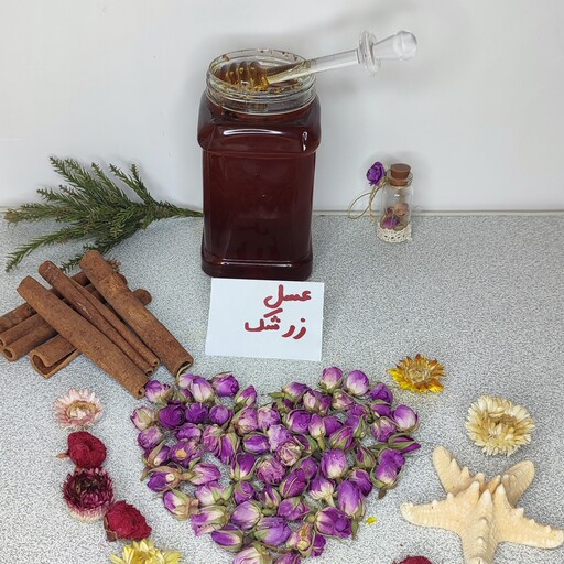 عسل طبیعی زرشک عسل زرشک کوهی عسل خونساز (نیم کیلوئی)