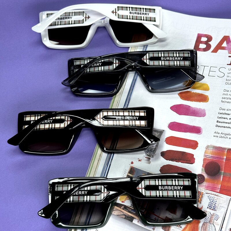 عینک آفتابی زنانه جدید برند BURBERRY با عدسی UV400 تضمینی 
