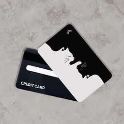 استیکر کارت بانکی طرح گربه و کارتونی کد CAA484-K
