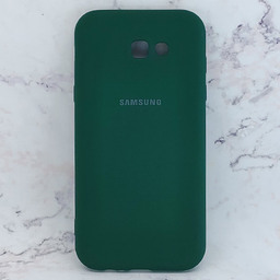 کاور سیلیکونی رنگی مدل TPN مناسب برای گوشی موبایل سامسونگ Galaxy A720 /A7 2017 - سبز یشمی