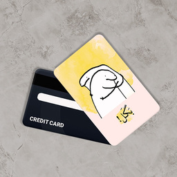 استیکر کارت بانکی طرح استیکر میقولی کد CAA264-K