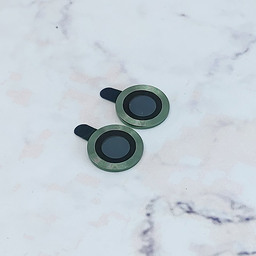 محافظ لنز دوربین مدل رینگی فلزی مناسب برای گوشی موبایل Iphone 12 - سبز زیتونی