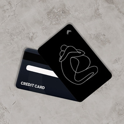 استیکر کارت بانکی طرح مینیمال عاشقانه کد CAA128-K
