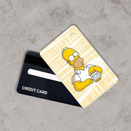 استیکر کارت بانکی طرح کارتون سیمپسون ها (Simpson) کد CAA178-K