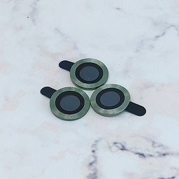 محافظ لنز دوربین مدل رینگی فلزی مناسب برای گوشی موبایل Iphone 11 Pro - سبز زیتونی