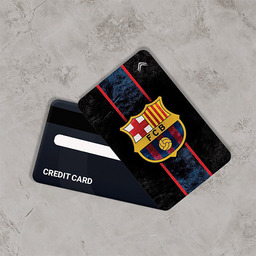 استیکر کارت بانکی طرح پرچم تیم بارسلونا(FC Barcelona) کد CAA8-K