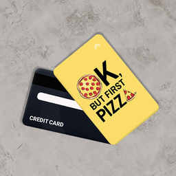 استیکر کارت بانکی طرح پیتزا (Pizza) کد CAA196-K