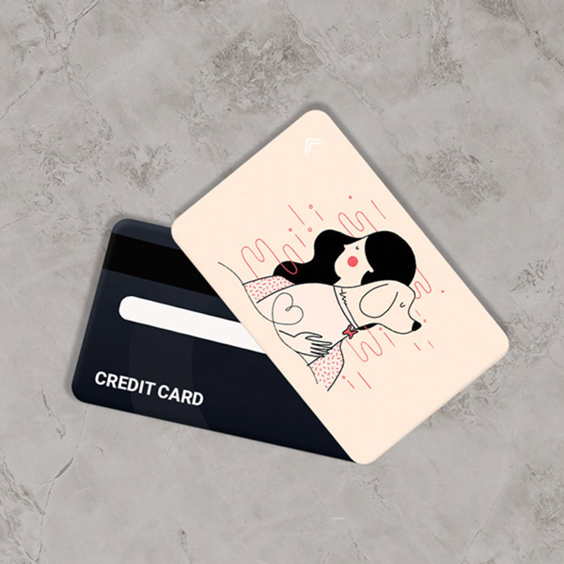 استیکر کارت بانکی طرح سگ و کارتونی کد CAA104-K