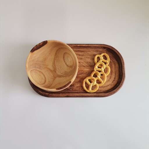 زیرلیوانی چوبی پلای وودروس باپوشش روغن خوراکی 
