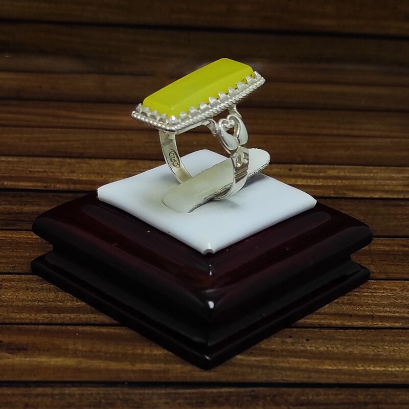 انگشتر نقره مردانه سلین کالا مدل شرف شمس تیپ F کد Mps-12588782