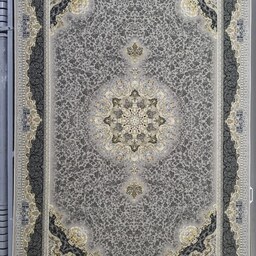 فرش پاتریس 1200شانه گل برجسته طرح ایتالیا طوسی 12متری