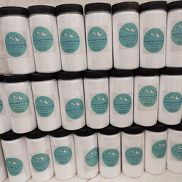 نمک جهرم 4 بسته 900 گرمی دل نمک(کریستال) شاه علمدار جهرم بصورت  پودر شده با ارسال رایگان به سراسر کشور