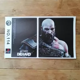 برچسب کنسول بازی پلی استیشن2 ps2 گادآووار 114 god of war برای playstation2 