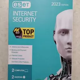 آنتی ویروس اینترنت سکیوریتی ایست نود2023 متین سافت دو کاربره eset internet security 2023