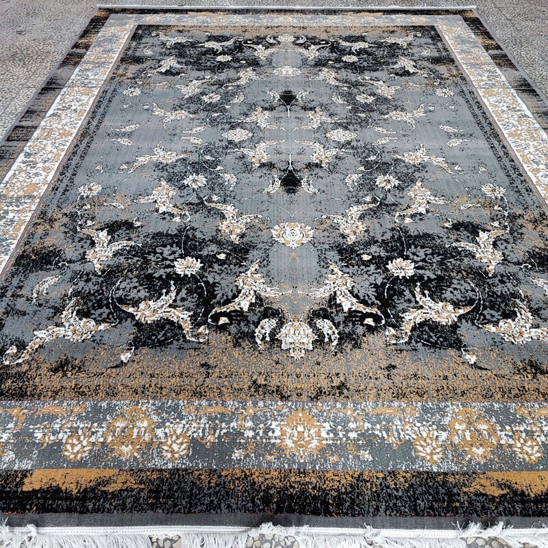 فرش سایز 12 متریBCF نقشه تلما رنگ فیلی ، فرش ارزان قیمت 400 شانه با ضخامت زیاد 