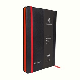 دفتر یادداشت پدیده نقش مدل مداد رنگی -قرمز 