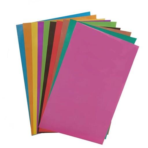 کاغذ رنگی گلاسه بسته 10عددی سایزa3